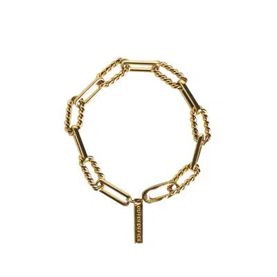Outofoffice Women's Gold Bobby Chain Bracelet Modern Minimal Link Seamless Clasp