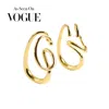 Outofoffice Women's London Ear Cuff Statement Climber Gold Unique Minimal Earring