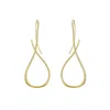 Outofoffice Women's Milan Earring Gold Drop Minimal Statement Dangle