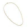 Outofoffice Women's Modern Chain A Necklace Gold Link Layering Chain Link Chains
