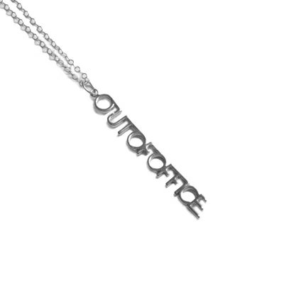 Outofoffice Women's Out Of Office Charm Necklace Sterling Silver