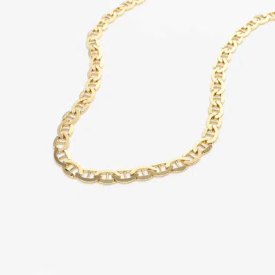 Outofoffice Women's Polished Gold Mariner Chain Necklace