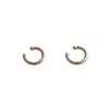 Outofoffice Women's Silver Galaxy Ear Cuff Minimal Climber Pair Double Crawler
