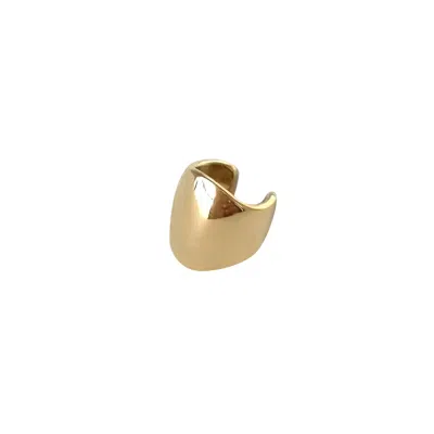 Outofoffice Women's Silver Gold Moon Ear Cuff Statement Bold Modern Minimal Minimalist Climber