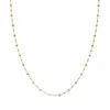 Outofoffice Women's Sophia Chain Necklace Delicate Gold Filled Thin With Extender Extension