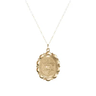 Outofoffice Women's Star Of David Necklace Gold Filled Delicate Pendant Jewish Charm Dainty