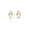 Outofoffice Women's Vermeil Carl Ear Cuff Gold Climber Modern Statement Minimalist Sterling Silver