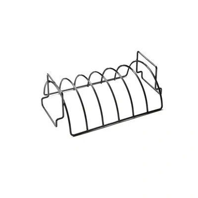 Outset 14.75" Non-stick Carbon Steel Roasting Rack In Black