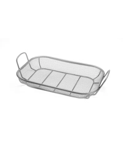Outset 17.3" Roasting Basket In Silver