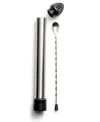 Outset 3 In 1 Muddler Stirrer Juicer In Metallic