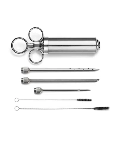 Outset 6-piece Meat Marinade Injector Set In Silver
