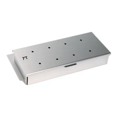 Outset 9" Wood Chip Smoking Box In Silver