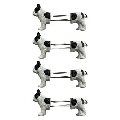 Outset Frenchie Corn Holder In Black,white