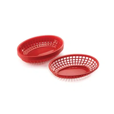 Outset Jessie Pub Plastic Basket In Red