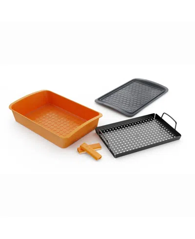 Outset Marinate Grill & Serve 10.5" Set In Multi