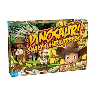 Outset Media Dinosaur! Snakes And Ladders In Multi