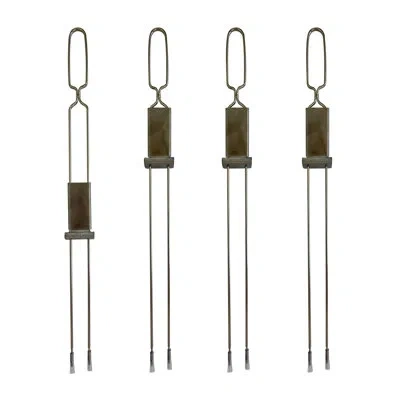 Outset Stainless Steel Bbq Slider Skewers In Silver,black