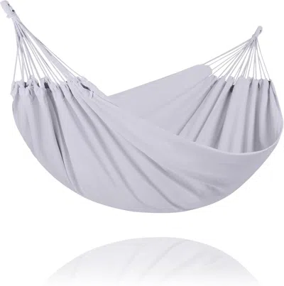 Outskribed Medium Size Tree Hammocks For Outside, Patio Hammock Without Stand, Medium In Gray