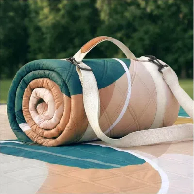 Outskribed Waterproof Picnic Blanket Outdoor Camping Beach Mat Extra Large Foldable Car Essential Roadtrip Gadg In Brown