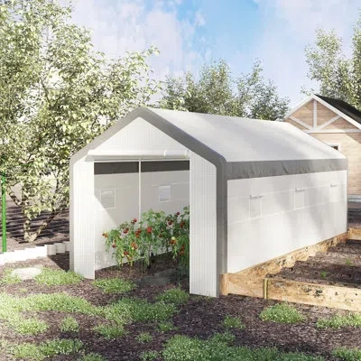 Outsunny 10' W X 20' D Greenhouse In Clear