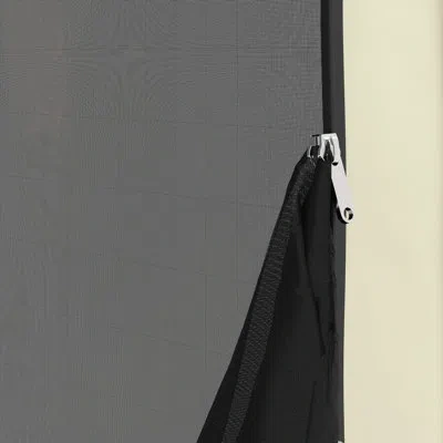 Outsunny 11 X 11ft Pop Up Screen Tent, Portable Camping Gazebo Canopy Screen House With Oxford Cloth And Carr In Beige