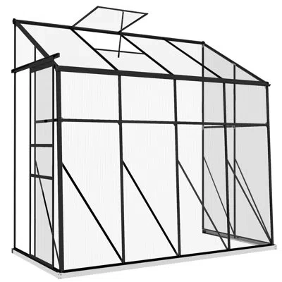 Outsunny 50' D Lean-to Greenhouse In Clear