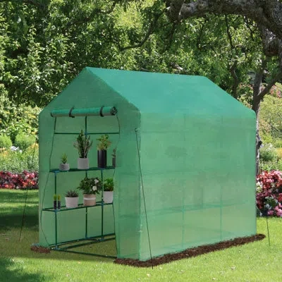Outsunny 7' W X 4.6' D Hobby Greenhouse