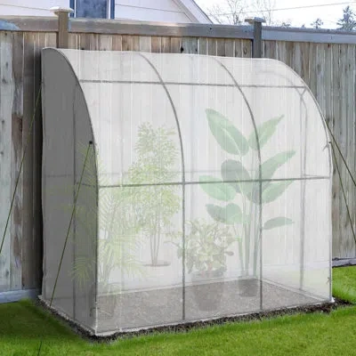 Outsunny 84" W X 84" D Lean-to Greenhouse