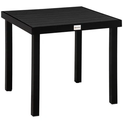 Outsunny Dining Table In Black