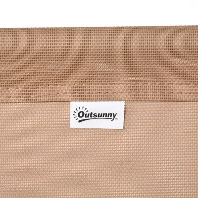 Outsunny Folding Camping Chair In Beige