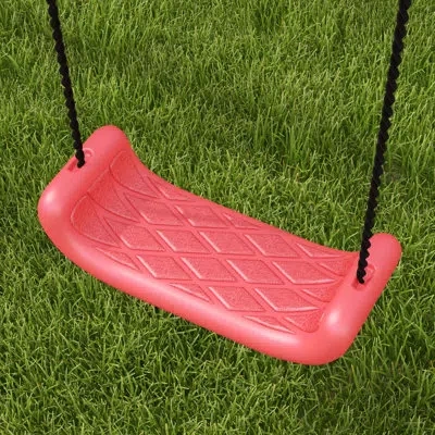 Outsunny Metal Swing Set For Backyard, 3 In 1 Design, Holds Up To 352 Lbs. In Red