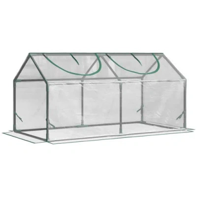 Outsunny Mini Greenhouse In Transparent