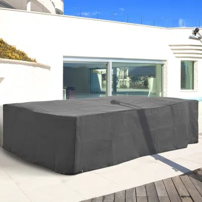 Outsunny Outdoor Sectional Patio Water Resistant Cover In Gray