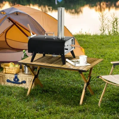 Outsunny Pizza Oven In Black