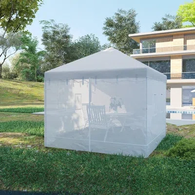 Outsunny Replacement Canopy In White