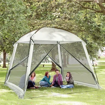 Outsunny Tent With Carry Bag In White