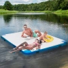 Outsunny Water Floating Platform In Blue,white