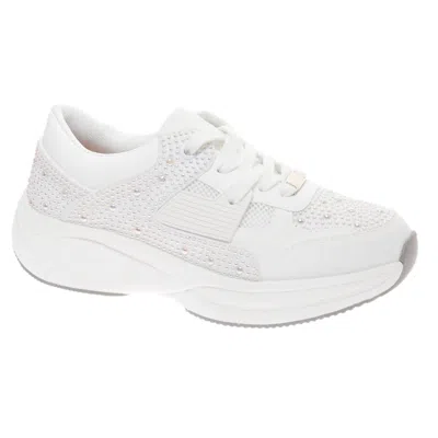 Outwoods Women's Sparkle Sneakers In White