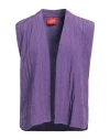 Ouvert Dimanche Woman Blazer Mauve Size Onesize Rayon, Polyester In Purple
