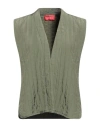 Ouvert Dimanche Woman Blazer Military Green Size Onesize Rayon, Polyester