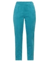 Ouvert Dimanche Woman Pants Turquoise Size S Polyester, Nylon, Elastane In Blue