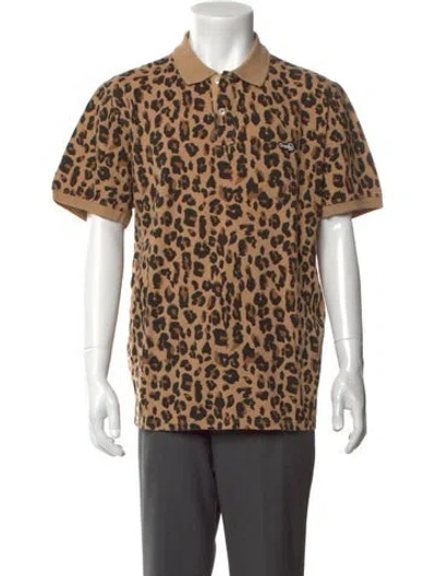 Pre-owned Ovadia & Sons Animal Print Short Sleeve In Neutral