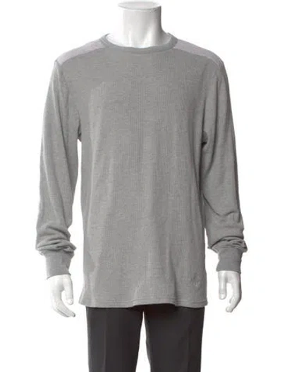Pre-owned Ovadia & Sons Crew Neck Long Sleeve Pullover In Gray