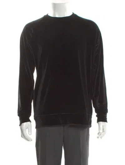 Pre-owned Ovadia & Sons Crew Neck Long Sleeve Sweatshirt In Black