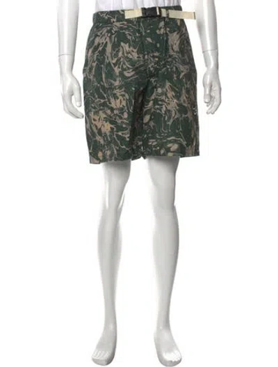 Pre-owned Ovadia & Sons Patterned Shorts In Green