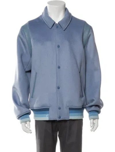 Pre-owned Ovadia & Sons Striped Jacket In Blue