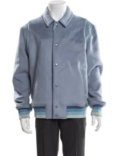 Pre-owned Ovadia & Sons Wool Jacket In Blue