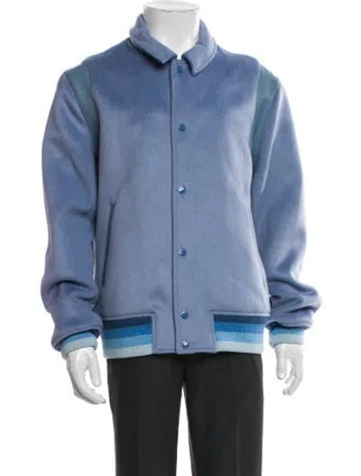 Pre-owned Ovadia & Sons Wool Jacket In Blue