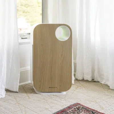 Oval Air Air Purifier Cover In Aspen Pale Oak