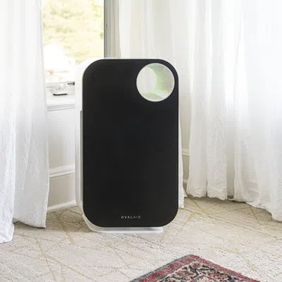 Oval Air Air Purifier Cover In Deco Jet Black